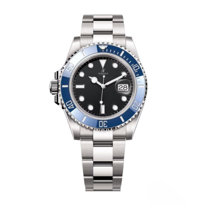 Diver 41 – Blue Dial | Silver Tone Bracelet & Blue Ceramic Bezel
