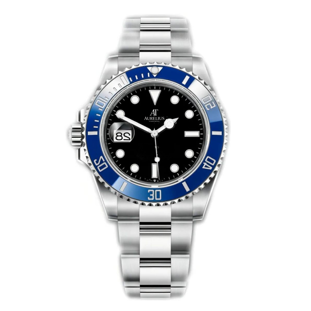 Diver 41 – Blue Dial | Steel & Gold Tone Bracelet & Blue Ceramic Bezel