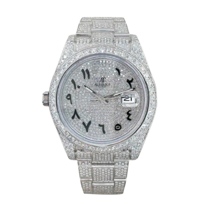 Classic 41 – Diamond Dial | Steel Bracelet & Diamond Bezel